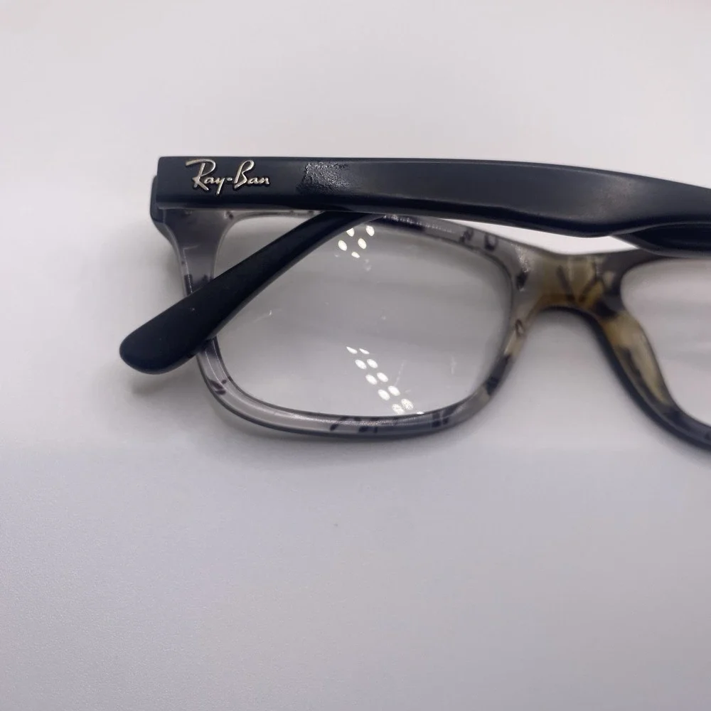 Ray-Ban Eyeglasses FRAMES ONLY RB 5228 Full Rim 50-17 Black Gray 497